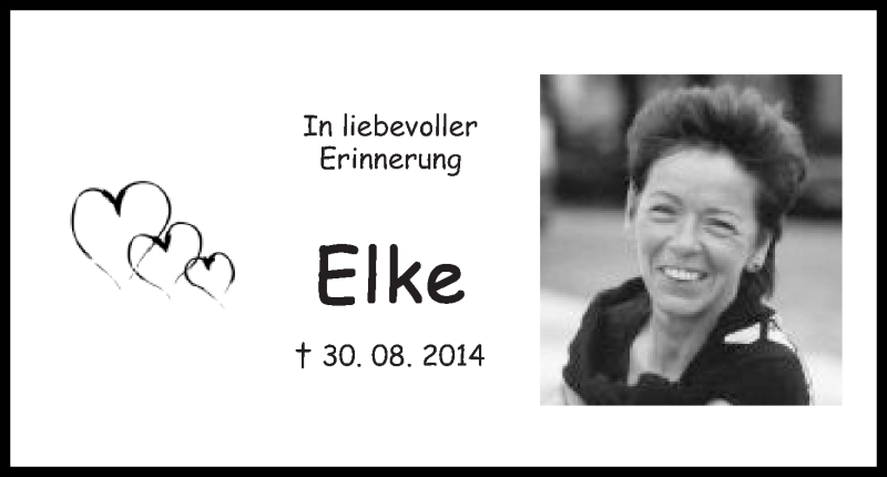 Traueranzeige von Elke Homann von WESER-KURIER