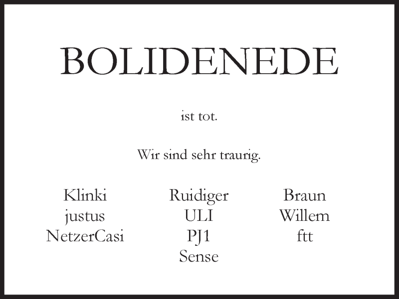Traueranzeige von Stephan Schalk von WESER-KURIER