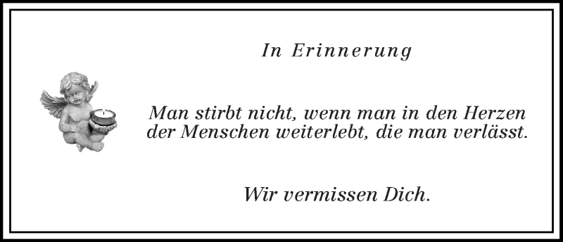 Traueranzeige von Georg-Martin Meyer von Wuemme Zeitung