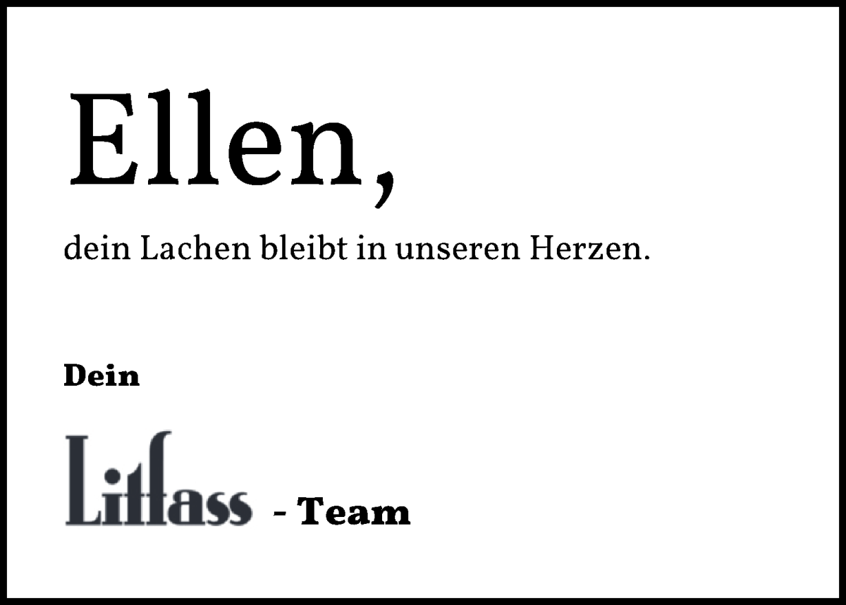  Traueranzeige für Ellen Temmen vom 20.05.2023 aus WESER-KURIER