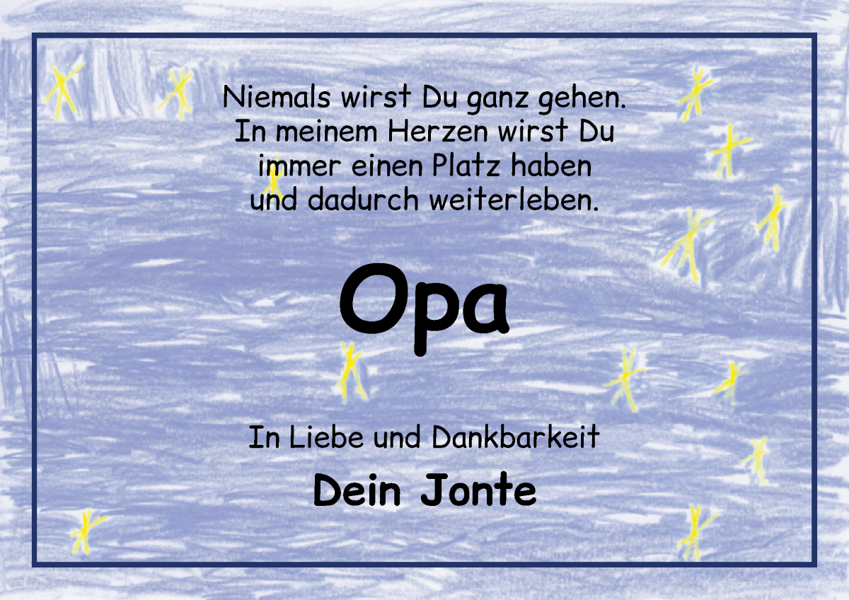 Traueranzeige von Detlef Stormer von Wuemme Zeitung