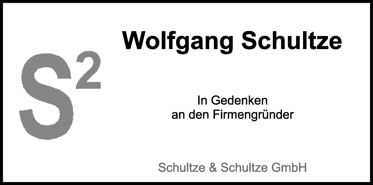 Traueranzeige von Wolfgang Schultze von WESER-KURIER